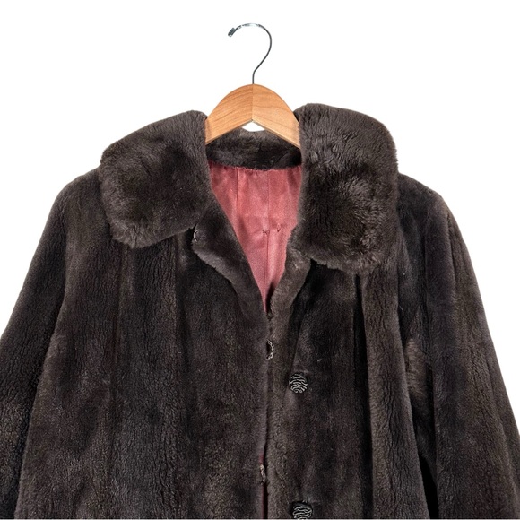 VINTAGE Soft Rabbit Fur Coat - Picture 3 of 10